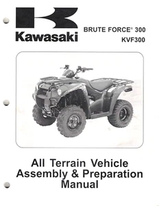 OEM Genuine Kawasaki New ATV Service/Assembly Manual KVF300 Brute Force 2012 - Picture 1 of 2