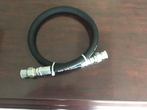 3/8"x 36" Hydraulic Hose 5,000 PSI Assembly with 2 Male Pipe Swivels - Picture 1 of 3