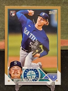 2023 Topps Update Bryce Miller #US178 RC Rookie Seattle Mariners GOLD /2023