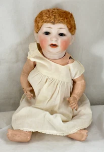 Antique 14" Hertel Schwab 152 Character Baby Doll w Original Wig - Picture 1 of 11