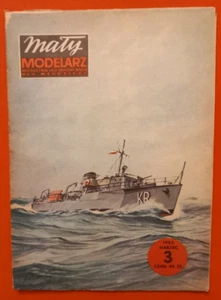 Modellbaubogen Maly Modelarz 3/1983, Minensucher ORP KORMORAN in 1:100 - Bild 1 von 6