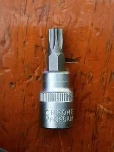 3/8" drive Torque Torx Bit Socket T10 T15 T20 T25 T30 T40 T45 T50 T55 T60 CRV-S2 - Picture 1 of 12