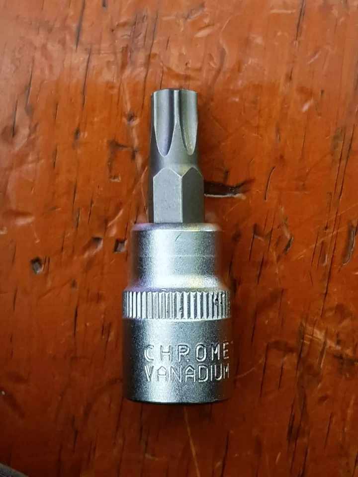 3/8" drive Torque Torx Bit Socket T10 T15 T20 T25 T30 T40 T45 T50 T55 T60 CRV-S2 - image 1 of 1