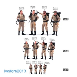 4 piezas 1/43 Soldado Hombre Escena Accesorios Miniaturas Figuras Ajuste 1/32 1/64 Coche Modelo Juguete - Imagen 1 de 8