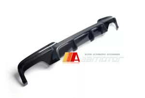 Carbon Fiber V Rear Bumper Diffuser Quad fits 2011-2016 BMW F10 5-Series M Sport - Foto 1 di 8