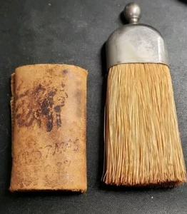Antica scopa scopa piccola in fibra naturale copri cuoio capo indiano 1927 CE Neil - Foto 1 di 5