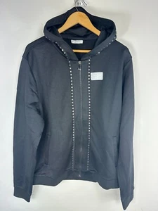 Authentic Ex Sample Piece Versace Collection Black Full Zip Hoodie - XXXL - Picture 1 of 3