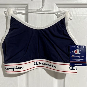NUOVO reggiseno sportivo Champion donna atletica doppia asciugatura piccolo blu navy CH50AS - Foto 1 di 2