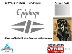 Epiphone Gitarren Gitarre Aufkleber Logo Folie Kopfplatte Wasserrutsche Restauration 137s - Bild 1 von 1