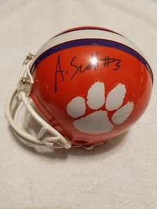 ARTAVIS SCOTT CLEMSON TIGERS SIGNED MINI HELMET W/COA - Picture 1 of 1