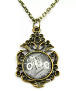 Aletai Iron IIIE Meteorite Pendant Necklace 24-inch chain - APN18 - Picture 1 of 7