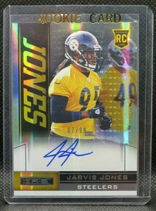 2013 Panini Rookies & Stars Longevity Jarvis Jones Pitt Steelers Auto RC #07/99 - Picture 1 of 7