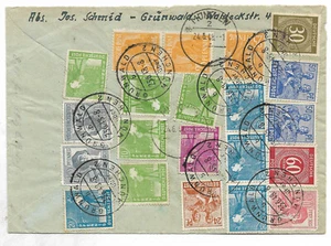 DEUTSCHLAND interally Lokaleinschreiben 1948 A Schnitt vorne - Bild 1 von 2