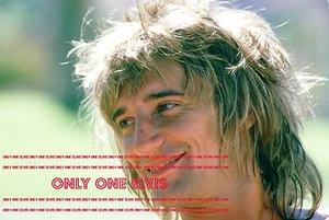 1973 RARE SUPERSTAR Singer ROD STEWART Poolside UP-CLOSE & UNSEEN 17 - Picture 1 of 1