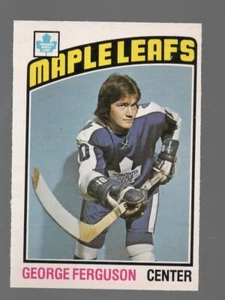 1976-77 OPC o pee chee NHL Hockey #286 GEORGE FERGUSON NM/MT Toronto Maple Leafs - Picture 1 of 2