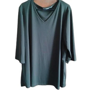 Damen Kleid Bluse dunkelgrün Größe 3X Karrierekleidung - Bild 1 von 2