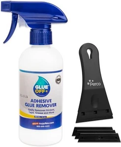 Adhesive Remover Spray 10oz w/Scraper & Razor - Erase Sticker Residue - Picture 1 of 8