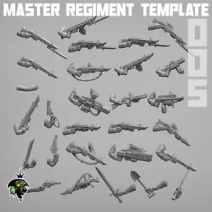 Reptilian Overlords Master Regiment Template Arms - Picture 1 of 1