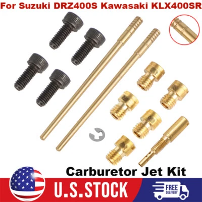 Kit de chorro de carburador con Mikuni Carb para Suzuki DRZ400S y DRZ400SM Kawasaki KLX400SR Foto 1 de 4