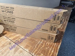 RICOH C3503 C 3504 3003 3004 Print Cartridge (2) 841813 Black (3) 841814 Yellow - Photo 1/21