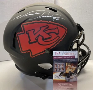 KANSAS CITY CHIEFS NEIL SMITH SIGNED ECLIPSE FULLSIZE REP HELMET2 JSA COA - Picture 1 of 2