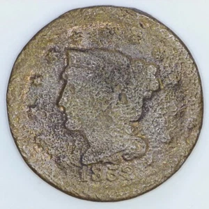 ~EARLY AMERICAN COPPER~ 1852 grande centesimo e387 - Foto 1 di 2