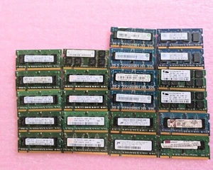 22pcs 1GB SoDIMM memory DRAM various brands Samsung Hynix Micron Kingston - Picture 1 of 2
