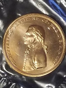 PRESIDENTIAL 1 5/16" BRONZE MEDAL - THOMAS JEFFERSON US MINT Sealed NEU - Bild 1 von 2