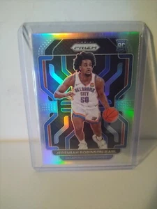 Jeremiah Robinson-Earl RC No.319 Silver Prizm Basketball 2021 Oklahoma... - Picture 1 of 2
