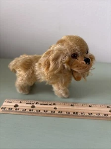 Vintage Stuffed Animal Steiff Germany Toy Mohair Cockie Cocker Spaniel Dog NoTag - Picture 1 of 24