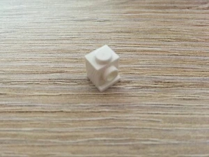 Brique carré 1x1 blanche avec phare 4070 pièce détachée Lego - Photo 1/3