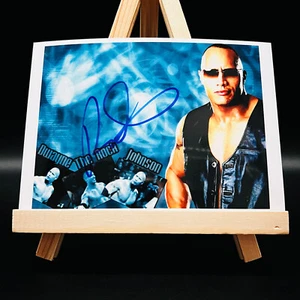 DWAYNE JOHNSON signed Autogramm IN PERSON 13x18 Foto - Foto 1 di 1