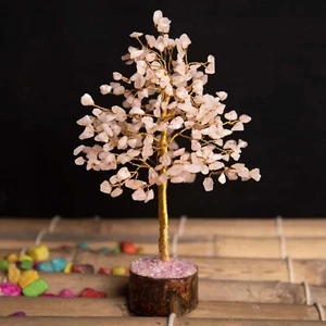 Rose Quartz Spiritual Reiki Healing Tree Home Decor Crystal tree Positive Home! - Picture 1 of 12