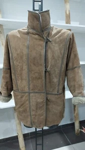 Abrigo de Piel Usado Seminuevo Hombre Marrón Talla M MGS012PI - Imagen 1 de 10