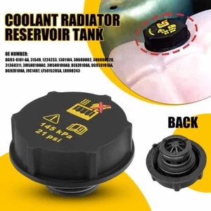 Engine Coolant Radiator Reservoir Tank Cap Single Custom for Ford Edge 15-21 EC - Foto 1 di 9