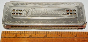 RARE Vintage Paradiesvogel Burg Tor Johann Schunk Harmonica in G - 1937 Paris Ex - Picture 1 of 4