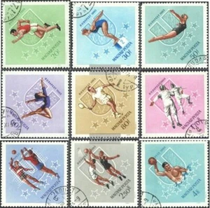 Hungary 2153A-2161A used 1965 University Championships - Picture 1 of 1