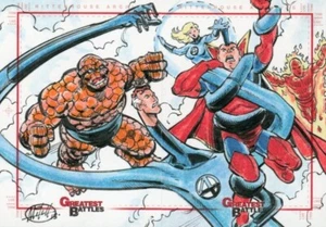 2013 Marvel's Greatest Battles SketchaFEX Sketch Card Puzzle Mitch Ballard F4 - Picture 1 of 1