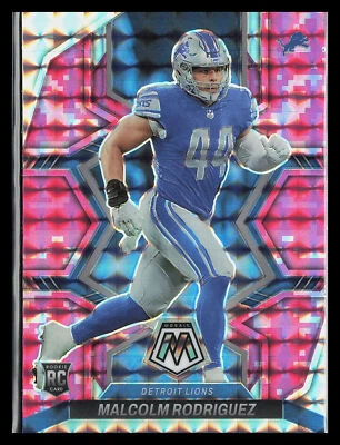 2022 Panini Mosaic #400 Malcolm Rodriguez Pink Prizm - Image 1 of 2