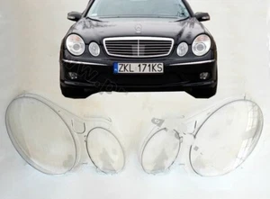 Lenses headlights glass Mercedes W211 E-Class 02 - 08 scatter disc cover - Picture 1 of 9