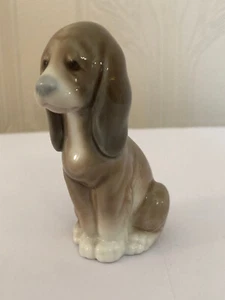 Lladro 1289 GOOD PUPPY Beagle Puppy Dog Sitting Gloss Figurine - Picture 1 of 6