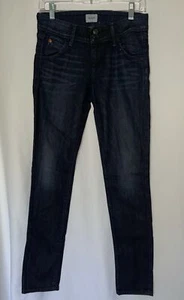 Jeans Hudson denim tasca con patta gamba dritta in fienile 31" cucitura interna taglia 26 - Foto 1 di 11