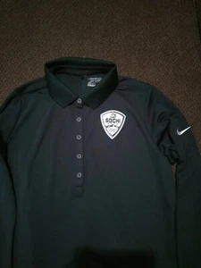 Sochi 2014 Olympics NBC Nike Golf Shirt Long Sleeve Women's L Euc - Picture 1 of 4