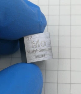 1 x Molybdenum Mo Metal Cube 10mm Standard Density 99.93% for Element Collection - Picture 1 of 5