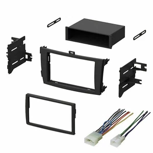 2009-2013 Toyota Corolla Stereo Single/Double DIN Dash Kit Wire Harness Combo - Bild 1 von 1