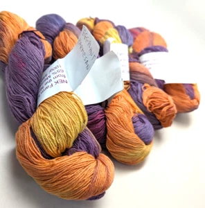 4 Match NEK Handdyed 65% Merino/25% Nylon/10%Silk 100g/440yds Eggplant Parmesian - Picture 1 of 2