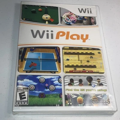 Wii Play (Nintendo Wii, 2007) WiiPlay, Brand New, Factory Sealed - Image 1 of 3