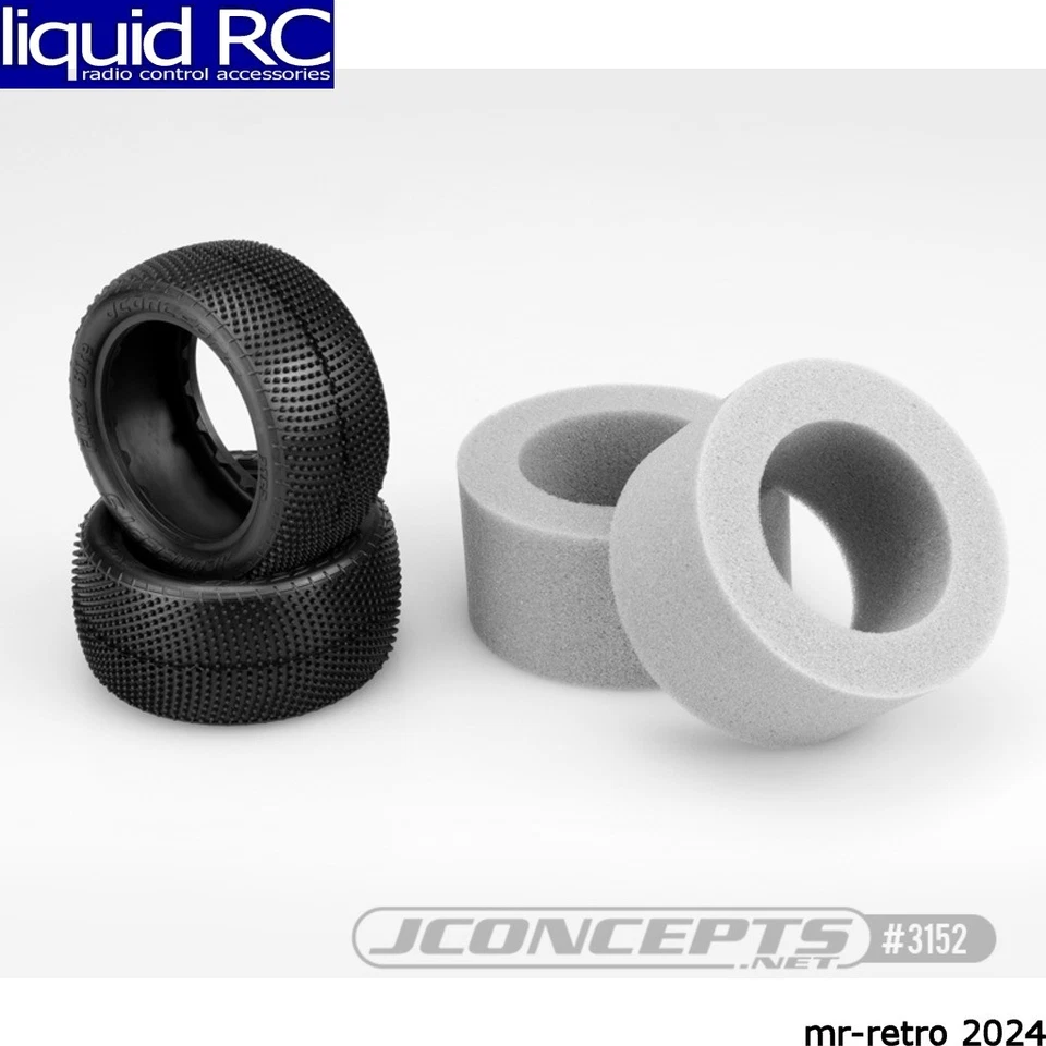 JConcepts 3152-010 Fuzz Bite LP Tire Pink Compound 2 - Image 1 of 1