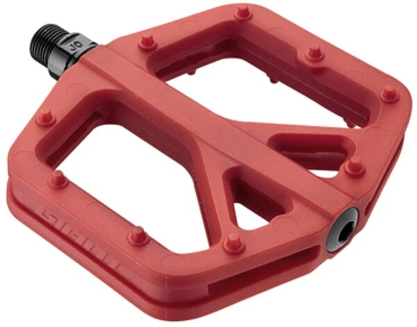 Giant Pinner Comp Flat Pedal - Mountain, Chromoly, 9/16", Red - Image 1 of 1