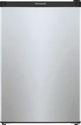 Frigidaire - 4,5 Cu. Mini nevera con congelador superior - plateada Foto 1 de 3